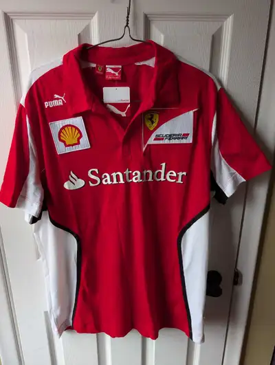 Brand new Scuderia Ferrari Formula 1 Team Polo shirt XL