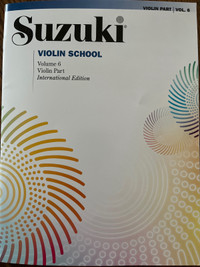 Brand new Suzuki violin book 6