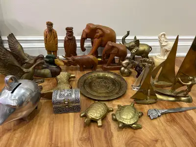 set of various statues and decorations , View more