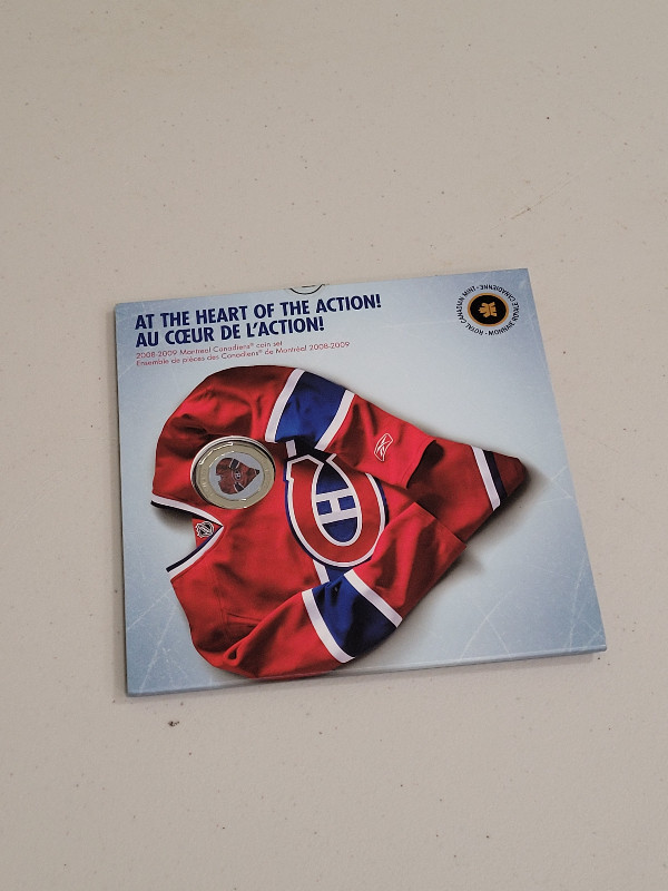 At The Heart Of The Action! 2008-2009 Montreal Canadiens in Arts & Collectibles in Red Deer