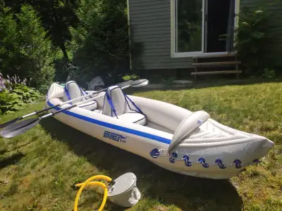 Sea Eagle SE370 Inflatable Kayak in great like new condition, used a few times. 2-person kayak or 65...