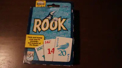 Hasbro Gaming Card Games Rook. Trick and trump your way to winning but beware of the Rook! The Game...