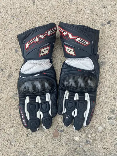 Five Gauntlet RFX-L10 LARGE Motorcycle Track Day Gloves, View more