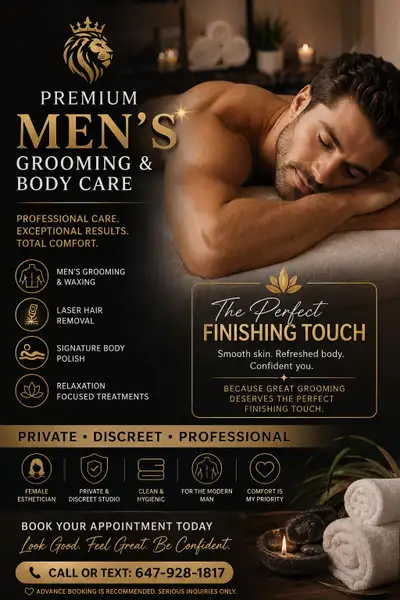 ✨ Premium Men’s Grooming & Body Care Studio ✨, View more
