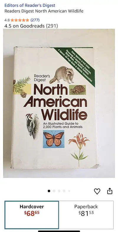 Reader's Digest North AmericanWildlife Book, View more