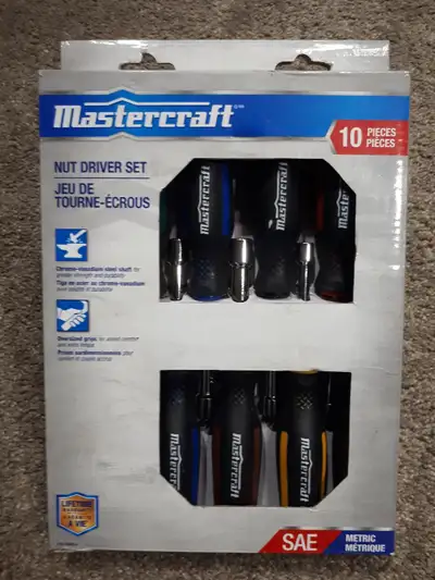 Mastercraft 10 Piece Nut Driver Set, View more