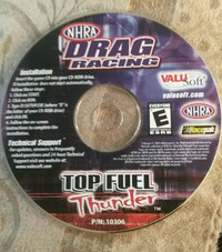 NHRA DRAG RACEING COMPUTER DC GAME