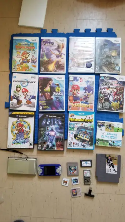 wii gamecube mario Kart sunshine Spyro Sonic DS etc, View more