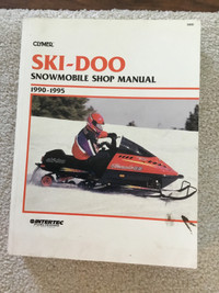 Ski Doo shop manual 570 pages for1990 to1995 skidoos covers 19 