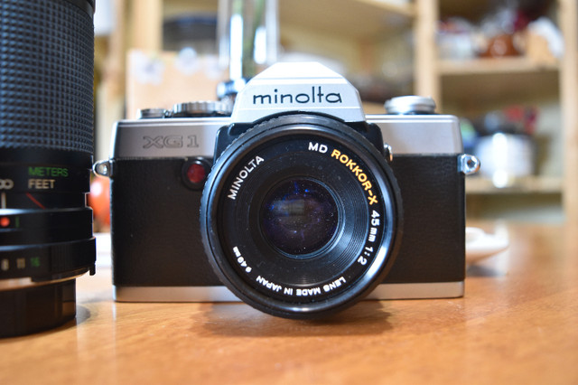 Fully working, tested, Minolta XG-1 35mm FILM camera, two lenses in Cameras & Camcorders in St. Catharines - Image 2