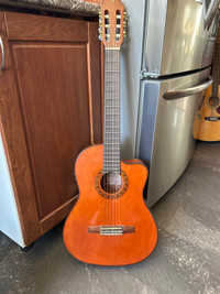 Valencia classical nylon string acoustic electric