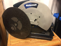 Master craft 14” metal chop saw 