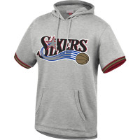 Philadelphia 76ers  2000-01 Throwback Short Sleeve Hoodie