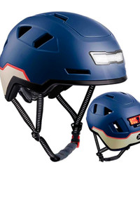 NIB ebike helmet front and rear lights