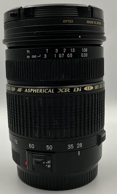 TAMRON SP AF ASPHERICAL XR DI LD (IF) 28-75MM 1:2.8 MACRO LENS, View more