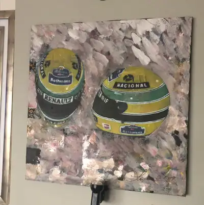 Commissioned one of one. Original Léonel Jules art memorabilia, museum quality. 30” x 30”. Back in 2...