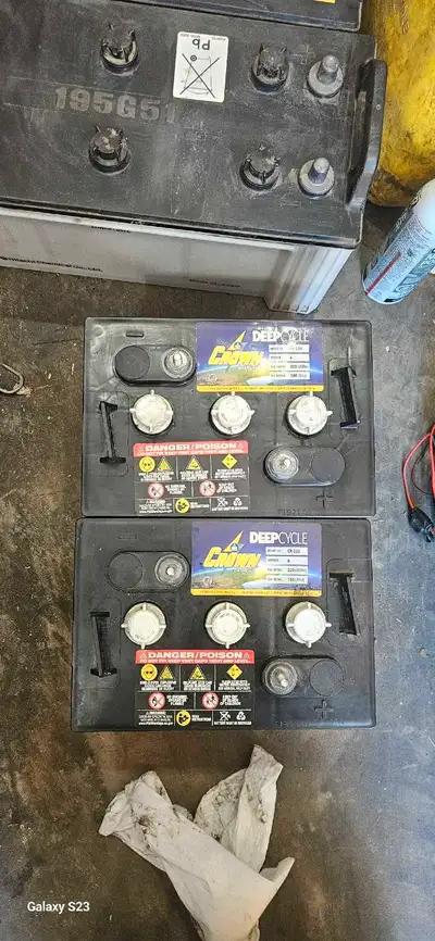 Selling a set of 220AH 6volt deep cycle batteries. They have been maintained properly and stored ind...