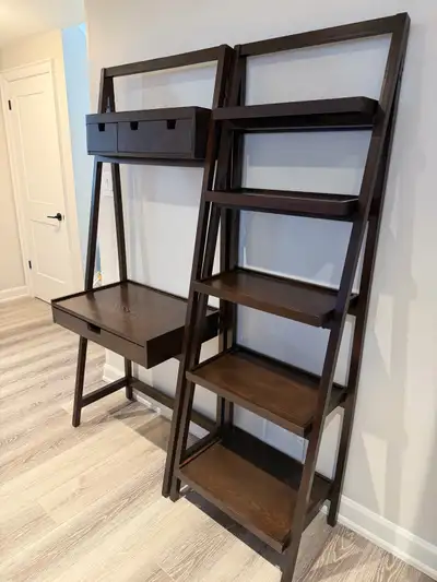 Angled Desk and Wall Unit, View more