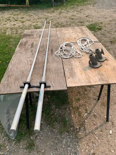 Dock Edge mooring whips. Used for 2 years, no longer needed. Length 8ft, 2500lb capacity.