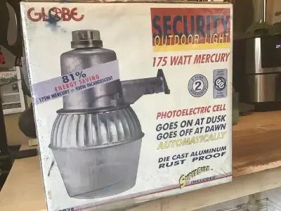 Globe Electric 175 Watt HID Outdoor Flood Light, Light Bulb Incl, View more