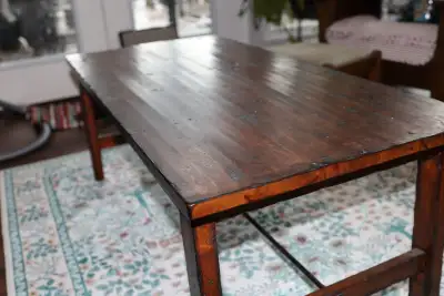 Solid Dark Wood Coffee Table, View more