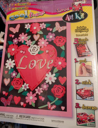 Qty 2 x Cool Foam Love Art Kits - NEW