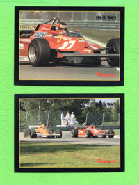 1991 FORMULA 1 Pro Trac's card GILLES VILLENEUVE 2 cards lot