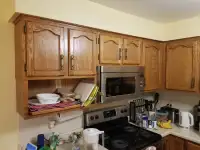 Solid wood kitchen cabinets