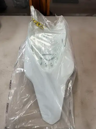 Brand new Acerbis rear fender white for 09-15 KTM 65SX. Retail is over $119.95. Will take $35