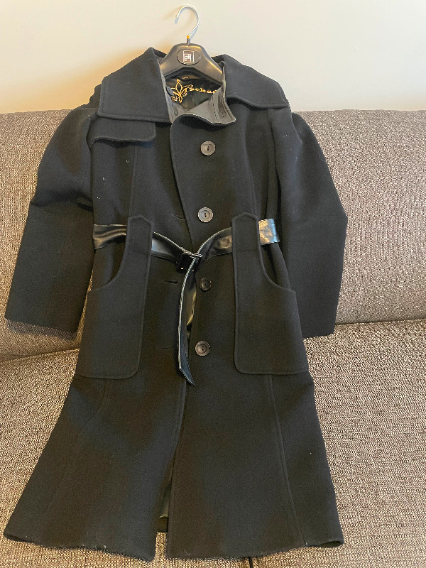 Black wool Mackage coat, size small in Women's - Tops & Outerwear in Markham / York Region - Image 2