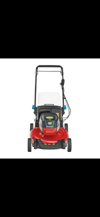 TORO electric lawnmower 21 inch with battery and charger