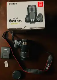 Canon EOS Rebel T100 EF-S 18-55 III Kit + Extras