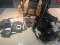 Camera / 35mm et digitale avec sacs