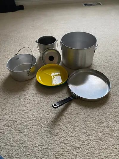 4 Party Cook Set, for Camping, Hunting, Scouting, Fishing, View more