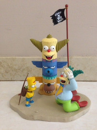 THE SIMPSONS BART & KRUSTY THE CLOWN KAMP KRUSTY FIGURES