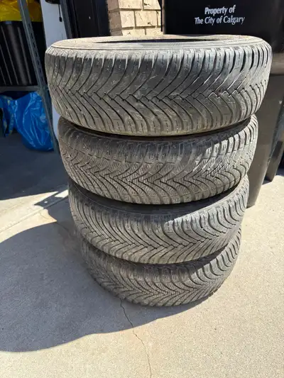 4 steel rims 5x114.3 with 185/65R15 tires Must pick up sw strathcona by westhills