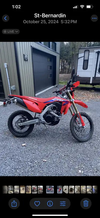 Works perfectly, barely broken in 1500km. Reason for selling, will be buying a trail bike.