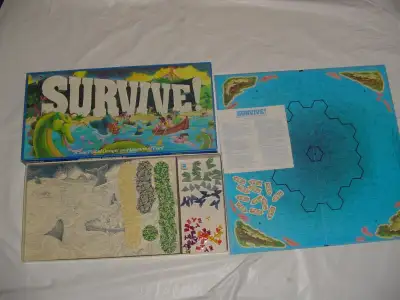 Hard to Find "SURVIVE" board game by Parker Brothers-1982, View more
