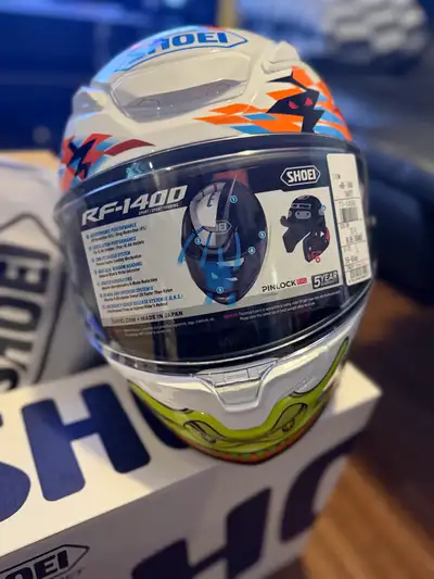 Hello. I am selling my brand new, unused Shoei RF-1400 Yagyo helmet size L (large) I bought the L be...