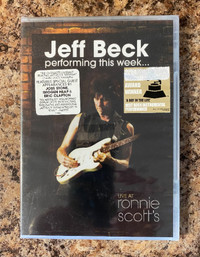Jeff Beck performing this week...live at Ronnie Scott's. DVD