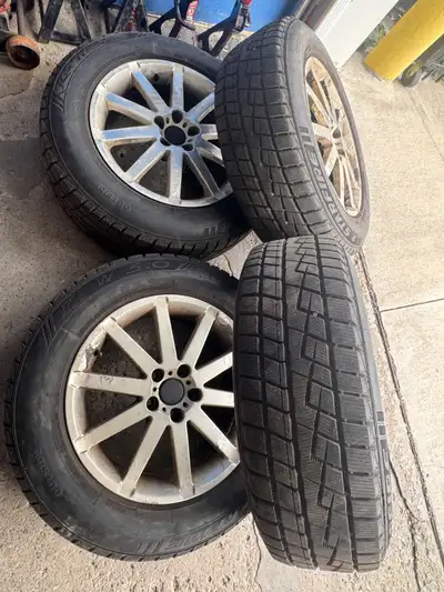 I have a set of four used winter tires with rims for sale, please contact 416-242-9229 if interested