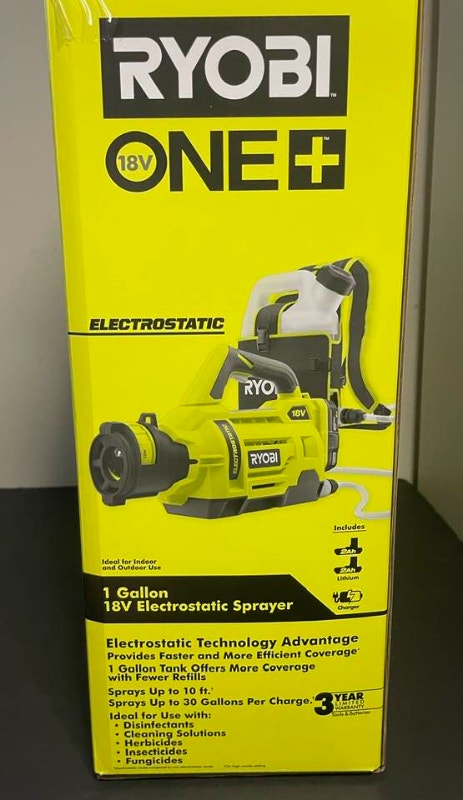 Ryobi One+ Ryobi Backpack Electrostatic Sprayer Electrostatic
