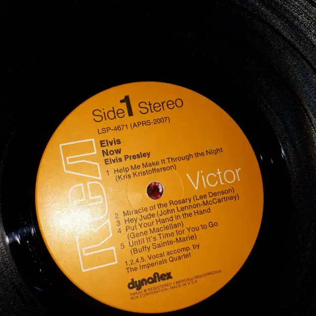 Vinyl Elvis Now ,Lsp 4671 Aprs 200763010223173635123