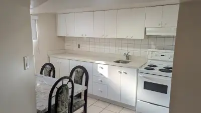 • Separate entrance basement apartment at St. Clair & Brimley • One bedroom with living room, kitche...