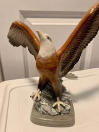 Ceramic Bald EagleApprox 12” tall wing span 12” wide n 6” deep