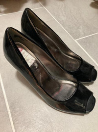 Ladies Black High Heel Shoes - Brand New