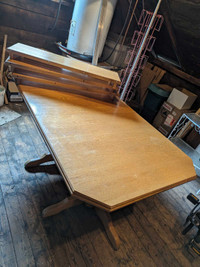 FREE solid oak dining table and chairs 