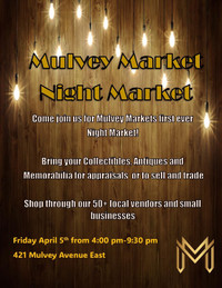 THIS FRIDAY  COME SHOP/SELL/TADE AT OUR NIGHT MARKET