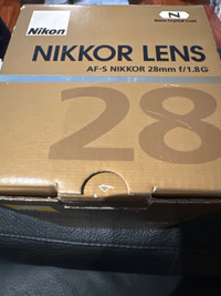 Nikon AF-S Nikkor 28mm F/1.8G F Mount Lens