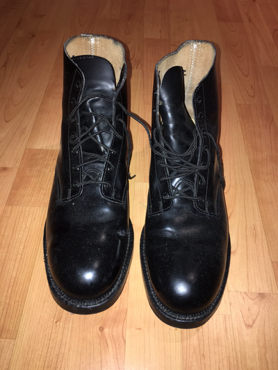 HH Brown Biltrite Military Boots Steel Toe Mens Size 13 E In new condition - been worn a few times (...